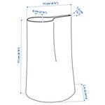 Ваза-лейка CHILIFRUKT IKEA, 0,8 л, 17 см, синий - фото 6