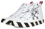 Кроссовки vulc sneaker mid 'white black' Off-White, белый - фото 3