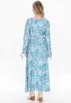Платье макси Usha, Light Blue - фото 3