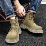 Мужские ботинки Cahhrrn X Martin Boot Men Beige Weishibangwei - фото 9