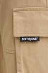 Хлопковые брюки «Шестое июня» Sixth June, бежевый - фото 5