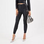 Ruched High-rise Cycle Shorts Alexander Wang, черный - фото 7