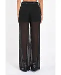 Широкие брюки Msgm, черный - фото 3