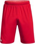 Under Armour мужские шорты Locker 9In, Red/White - фото 6