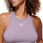 Женский укороченный топ Calvin Klein Basic Racerback от Calvin Klein Performance, Smokey Lilac - фото 8