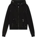 Худи с прорезями WE11DONE, черный - фото 3