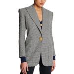 Однобортный пиджак BALMAIN, серый - фото 5