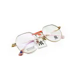 MLB Titanium Irregular Shape оправа для очков Unisex Gold - фото 9