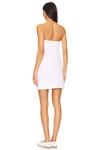 Мини-Платье без бретелек от x revolve Norma Kamali, белый - фото 3