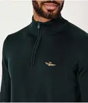 Свитер Regular fit Aeronautica Militare, зеленый - фото 4