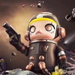 Space Molly Mega Collection 400% Toffee POP MART - фото 5