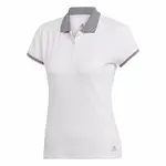 Футболка поло женская белая Adidas - фото