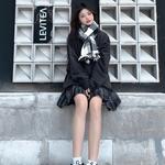 Вязаный шарф унисекс, Khaki, Houndstooth Box - фото 4