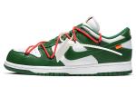 Кроссовки Nike Dunk Low Off White Pine Green - фото