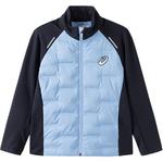 Пуховик спортивный детский ASICS, синий - фото