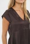 Блуза Saint Tropez SAFINASZ SS BLOUSE, Dark Oak/Dark Brown - фото 4