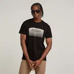 Футболка G-Star Stacked Old Skool Logo R T, черный - фото