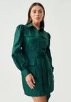 Платье-рубашка KITT BWLDR, темно-зеленый - фото