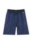 Плавки-шорты с монограммой BOSS Kidswear, синий - фото