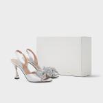 Свадебные босоножки-слайды женские Charles&Keith - фото 12