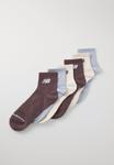 Носки New Balance PERFORMANCE ANKLE SOCKS UNISEX 6 PACK, Grey/Beige/Brown/Grey - фото
