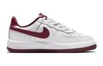 Кроссовки для скейтбординга Nike Air Force 1 Kids, White/Red - фото 2