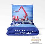 Хлопковое постельное белье полиция пожарная команда Linkhoff, синий - фото 4