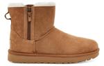 Ботинки зимние UGG WMNS на молнии, коричневый - фото 3