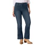 Джинсы bootcut Plus size Woman Within, Indigo - фото