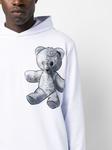 Philipp Plein худи Paisley Teddy Bear, белый - фото 5