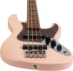 Jet Guitars Джэт JB-300 Travel Bass Розовый - фото 6