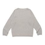 Свитер с аппликацией в виде сердца HUMAN MADE, бежевый - фото 4