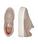 Кроссовки женские Calvin Klein Jeans комбинированные на платформе, бежевый - фото 4