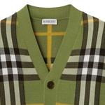 Свитер детский Burberry в полоску, зеленый - фото 3