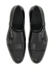 Туфли монки с ремешками Ferragamo, черный - фото 4