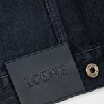 LOEWE Джинсовая куртка Anagram, Black - фото 3