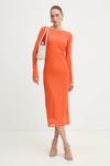 Платье Patrizia Pepe, оранжевый - фото 2