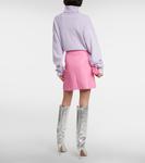 Кожаная мини-юбка Lucie Stouls, Aura - фото 3