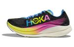 Кроссовки HOKA ONE ONE Rocket X 2 Black Multi, черный/розовый - фото