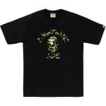 Футболка Bape Abc Camo Ape Face A BATHING APE, черный/синий - фото 6