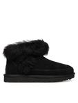 Снегоступы Ugg W Classic Ultra Mini Chalet 1173832, черный - фото
