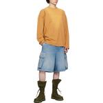 Лонгслив с эффектом гармент дай JW Anderson, оранжевый - фото 5