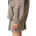 Мини-юбка Checked MIU MIU, коричневый - фото 6