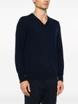 Кашемировый джемпер с V-образным вырезом Ballantyne, синий - фото 3