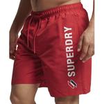 Шорты для плавания Superdry Code Applque 19Inch, красный - фото