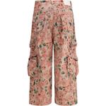 Укороченные карго брюки R13, розовый - фото 2