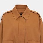 Куртка женская молочно-чайного цвета Coach - фото 6