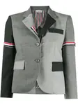 Блейзер Fun-Mix 2ply THOM BROWNE, серый - фото