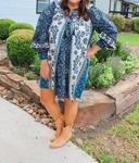 Мини-платье Yalena синего цвета Cleobella - фото