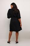 Платье KAFFE CURVE Deva, черный - фото 4
